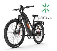 Vélo électrique LANKELEISI MX600PRO 27,5""-batterie Samsung 20Ah-moteur 500W-écran couleur instrument LCD-Shimano 7S-Orange
