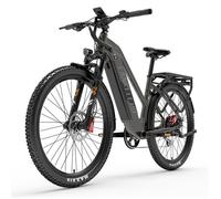 Vélo electrique Lankeleisi MX600PRO, Moteur 500W Batterie Samsung 48V20AH Pneus 27.5x2.4, Autonomie PAS 120-150Km, Shimano 7V Gris