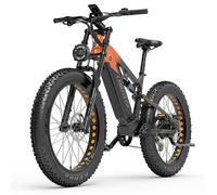 Vélo électrique Lankeleisi RV800 Plus avec batterie Samsung 48 V 20 Ah Orange