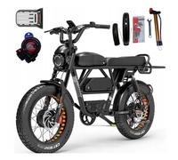 Vélo Électrique - LANKELEISI - X-Black Kinght - 2000W - 48V 45Ah - 48km/h - 280km