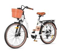 Vélo électrique longue distance DYU C6 PRO | Autonomie de 72 km, batterie 36 V 15,6 Ah, moteur 250 W, pneus tout-terrain 26 pouces