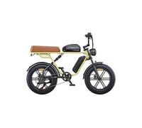 Vélo électrique M1, Dual Batterie, pour Deux Passagers, Max 25 km/h, Jaune