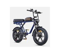 Vélo électrique ENGWE M1, moteur 250W, batterie 15,6AH, 25 km/h max, 7 vitesses, pneus 20*4, bleu