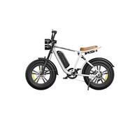 Vélo électrique M20 750W - Autonomie 60KM - Freins à disque-Blanc