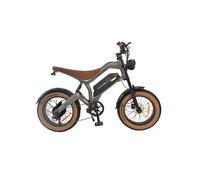 Vélo électrique M20, tout-terrain, batterie 48 V 18,2 Ah, marron
