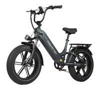 Vélo électrique Maxtron Camel, moteur 500W, batterie 48V 18Ah, vitesse maximale 40 km/h, autonomie 120 km, pneus 20*4.0 pouces, gris.