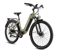 Vélo électrique Maxtron Marathon, moteur 250 W, batterie 36 V 22,5 Ah, vitesse maximale 25 km/h, autonomie 150-160 km, pneus 700C × 50C, Vert
