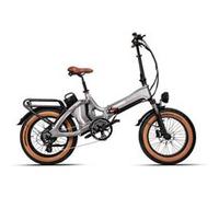 Vélo électrique MIHOGO ONE MAX 20 pouces - Gris, double batterie 48V 12,8Ah + 16Ah, autonomie jusqu’à 167 miles, moteur brushless 750W/1000W, freins à disque huile, transmission Shimano 7 vitesses, éc