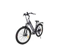 Vélo électrique, Moteur 500W Batterie 36V 15AH, 25KM/H Autonomie 100KM, Envoyer panier de voiture avant, Gris