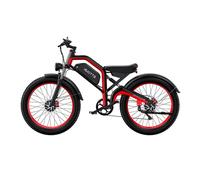 VéLo Électrique N26 | Vitesse Max 55 km/h | Autonomie 50 km | Moteur 750W*2 | Batterie 48V 20Ah | Pneus 26 Pouces | Noir