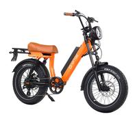 Vélo électrique Onemile M40 PRO, 850 W, 52 V 19,2 Ah, 45 km/h, orange.