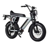 Vélo électrique Onemile P40 PRO, 850 W, 52 V 19,2 Ah, 45 km/h, gris.