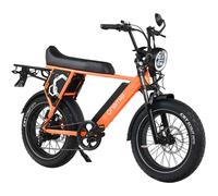 Vélo électrique Onemile P40 PRO, 850 W, 52 V 19,2 Ah, 45 km/h, orange.