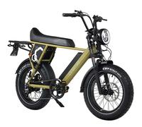 Vélo électrique Onemile P40 PRO, 850 W, 52 V 19,2 Ah, 45 km/h, vert.