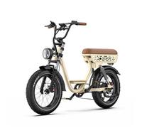 Vélo électrique, ONESPORT, Moteur 250W, Batterie 48V18AH, Autonomie 35-45KM (Mode Electrique Pur) / 80-90KM (Mode Auxiliaire)