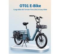 Vélo Électrique ONESPORT OT01-20 Pouces，Moteur 650W， batterie 27Ah 48V，Autonomie 100km，Freins hydrauliques，Vitesse 35KM/H，Shimano
