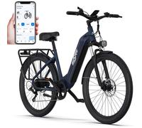 Vélo électrique - ONESPORT OT05 - 27,5"" - Capteur De Couple - Freins Hydrauliques - 250W - Batterie 18,2Ah - APP - Bleu Foncé