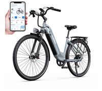 Vélo électrique Onesport OT05 Pro, moteur 250 W, batterie 22,5 Ah, pneu 700C*50C, capteur de couple, frein hydraulique, Gris
