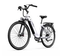 Vélo Électrique ONESPORT OT05 PRO - Moteur 250W Batterie 36V22.5AH Pneus De 28 Pouces Freins à Disque - Blanc