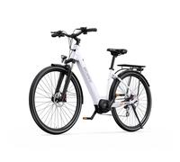 Vélo Électrique Onesport Ot07 - Roues De 27,5 Pouces, Moteur Central Bafang De 250 W, Batterie 36 V 14 Ah, Autonomie De 90 À 120 Kilomètres, Freins À Disque Hydrauliques - Blanc
