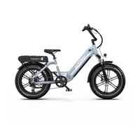 Vélo Électrique ONESPORT OT08 - Moteur 500W Batterie 48V18AH Pneus De 20 Pouces Freins à Disque - Gris