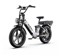 VéLo Électrique ONESPORT OT08 Pro | Vitesse Max 25 km/h | Autonomie 170 km | Moteur 250W | Batteries Doubles 48V 18Ah | Pneus 20 Pouces | Blanc
