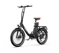 Vélo Electrique - ONESPORT OT16-2 - 250W 48V 17Ah - SHIMANO Vitesses - Roues20 * 3.0’’- Avec App Noir