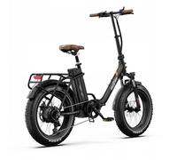 Vélo Électrique ONESPORT OT16 Max 500W - Batterie 48V 18Ah, Fat Bike 20"", 120 km, Noir