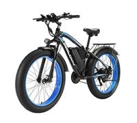 Vélo électrique Philodo H7 Pro 1000 W 48 V 17,5 Ah 26*4,0"" Moteur arrière tout-terrain Freins hydrauliques 21 vitesses 45 km/h Bleu