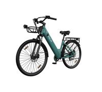 Vélo électrique PIXAR C1 PRO pour trajets domicile-travail, batterie 36 V 18 Ah, transmission Shimano 7 vitesses, freins hydrauliques - bleu