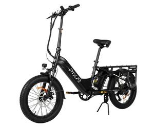 VéLo Électrique PIXAR Plus | Vitesse Max 25 km/h | Autonomie 100 km | Moteur 500W | Batterie 48V 20Ah | Pneus 20 Pouces | Noir