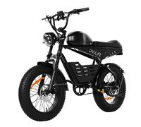 VéLo Électrique PIXAR Super | Vitesse Max 25 km/h | Autonomie 100 km | Moteur 500W | Batterie 48V 30Ah | Pneus 20 Pouces | Noir