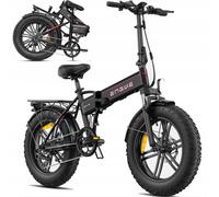 Vélo Électrique Pliable 20" -Engwe Ep-2 Boost - Batterie 48v 13ah - 25km/H - Autonomie 100km - Avec Amortisseur Avant - Vtc Fat Bike - Noir