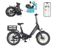 Vélo électrique pliable 20"" - ENGWE - L20 3.0 Pro - Moteur central 250W - Batterie 48V 15Ah - Freins hydrauliques