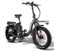 Vélo Électrique Pliable 20"" - FAFREES F20X MAX - 1000W 48V/30Ah Samsung Batterie Amovible - Shimano 7s - Autonomie 200 km, Noir