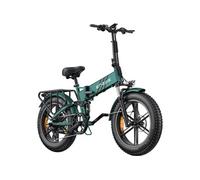 velo electrique pliable adulte ENGWE ENGINE Pro 2.0 Autonomie 110km tout suspendu Pneus tout terrain 20 pouces VTT Fat bike 52V16Ah Vert Vert G