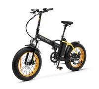 Vélo Électrique Pliable Argento Minimax Jaune Moteur Bafang 36v/250w/60nm , Batt 36v 10.4ah, Dérailleur Shimano 7 Vitesses. 25km/H Pneu 20