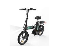 Vélo électrique Hitway Vélo Electrique Pliable Noir 16 pouces Vélos à Assistance Pédalage Assisté