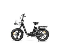 Vélo électrique pliable C05 Pro, gros pneu, 25 km/h, noir