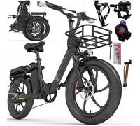 Vélo Électrique Pliable -Cheevalry C20PRO - Batterie Amovible 48V20Ah - Autonomie 150km - Frein Hydraulique