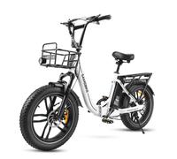 Vélo Électrique Pliable De Ville Samebike C05 Pro 500w 36v 13ah 35 Km/H 70 Km Pneus 20 * 4 - Blanc