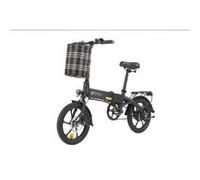 Vélo électrique pliable DYU A1F Pro | Autonomie de 45 km, moteur de 250 W et cadre en acier de 21,2 kg,Vitesse maximale : 25 km/h