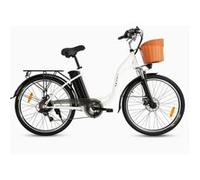 Vélo électrique pliable DYU C6,moteur 36V 350W,36V 12.5Ah,Blanc