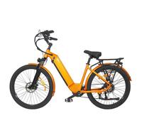 Vélo électrique pliable DZ2608 U 750W 48V 12AH 40KM-H SHIMANO 7 vitesses 20""*4.0 Pneus Tout-Terrain-orange