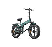 Velo Électrique Pliable Engwe Engine Pro 2.0 Autonomie 110km Batterie 52v16ah Tout Suspendu Pneus Snow 20 Pouces Vtt Fat Bike Vert