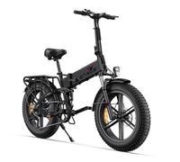 velo electrique pliable ENGWE ENGINE X Autonomie 120km 42km/h Pneus tout terrain 20 pouces VTT Fat bike Batterie 48V13Ah Noir