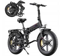 Vélo Électrique Pliable Engwe Engine X, Moteur 250 W, Batterie 48 V 13 Ah, Vitesse Maximale 25 Km/H, Autonomie 100 Km, Pneus 20 Pouces, Double Frein À Disque - Noir