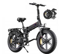 Vélo Électrique Pliable Engwe Engine X, Moteur 250 W, Batterie 48 V 13 Ah, Vitesse Maximale 25 Km/H, Autonomie 100 Km, Pneus 20 Pouces, Double Frein À Disque - Noir