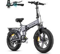Vélo électrique Pliable - ENGWE EP-2 BOOST - Batterie 48V 13Ah - Autonomie 120km - Maximale 25 km/h - Avec Amortisseur avant - Gris