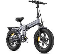 Vélo électrique Pliable ENGWE EP-2 BOOST - Batterie Amovible 48V 13Ah - Autonomie 100km - Shimano 7 vitesses - Fatbike,Gris Gris G